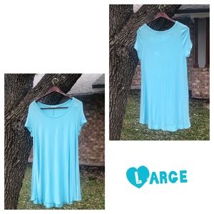 NWOT JODIFL Sky Blue T-Shirt Dress